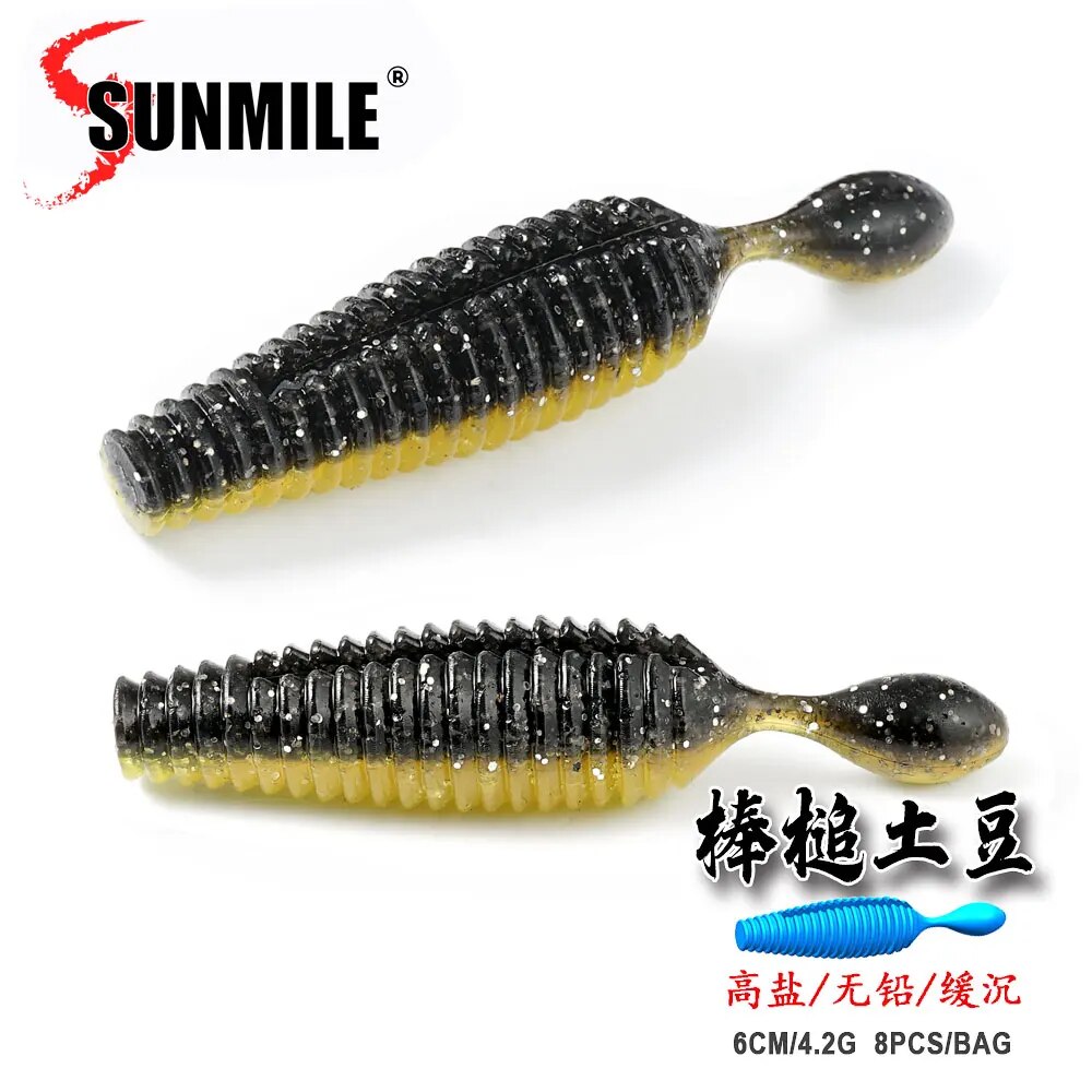 Fishing Lure Soft Plastic - SUNMILE umpan pancing 6cm4, 2g, umpan