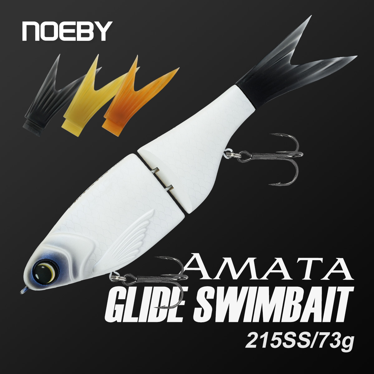 Fishing Lure Swimbait - Umpan Pancing Noeby 215mm 73g Amata