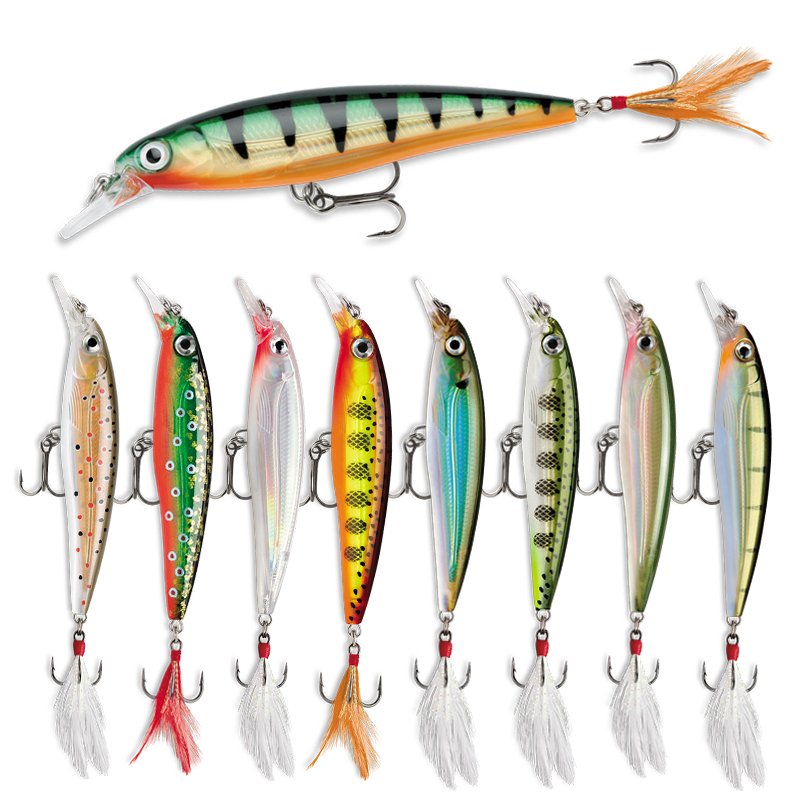 Fishing Lure Jerkbait - Umpan pancing Minnow mengambang 70mm 7.2g,