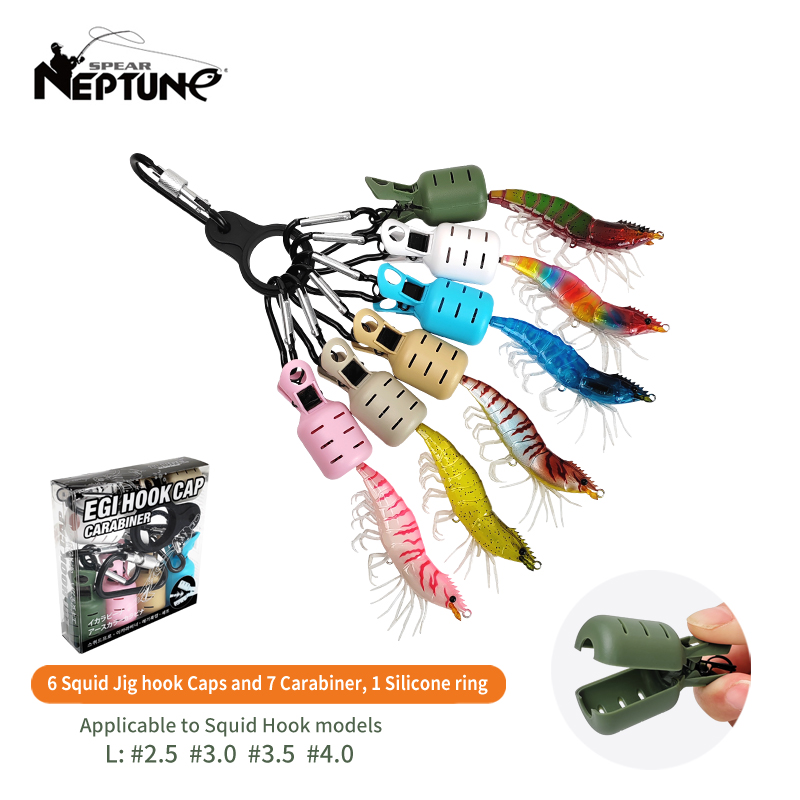 Fishing Lure Jig - Kit pelindung umpan cumi-cumi 6 buah,