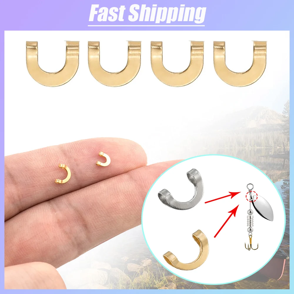 Fishing Lure Spinnerbait - 100 buah Aksesori Alat konektor umpan