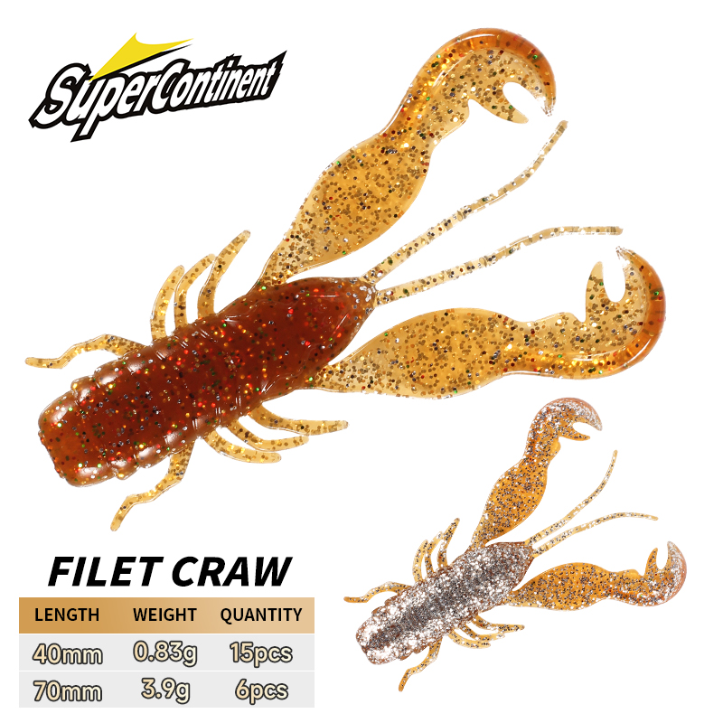 Fishing Lure Soft Plastic - 2023 Supercontinent umpan pancing kulit, umpan