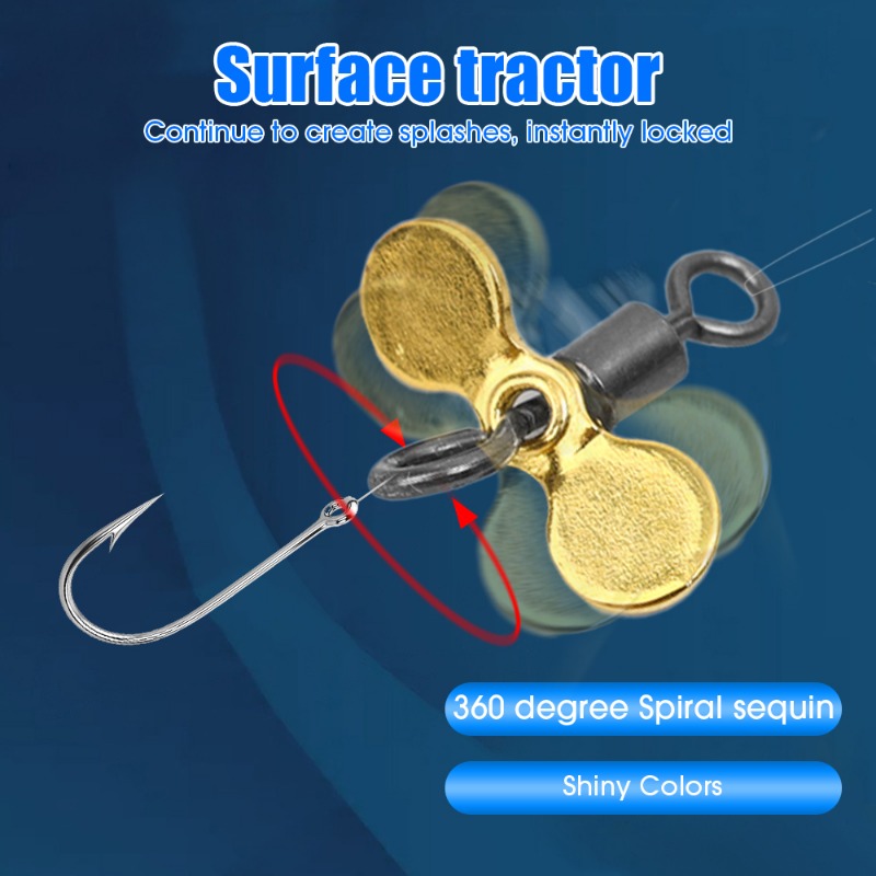 Bilah Propeller Pancing, Bilah - Fishing Lure Blade Bait ulasan dan harga