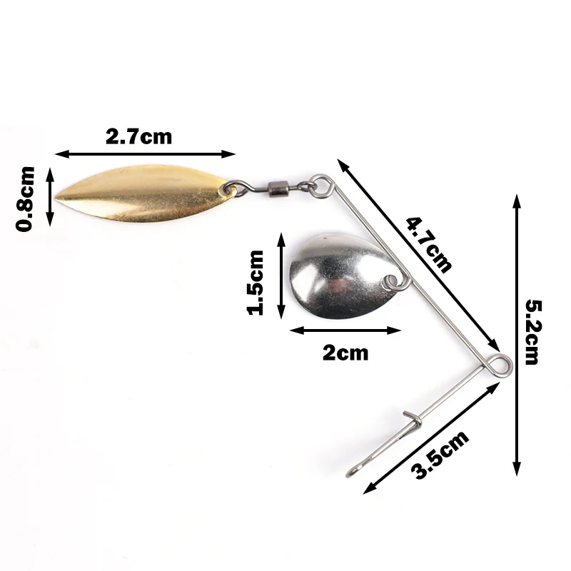 OUTKIT 5 Buah 2.5G Umpan Panci - Fishing Lure Buzzbait ulasan dan harga