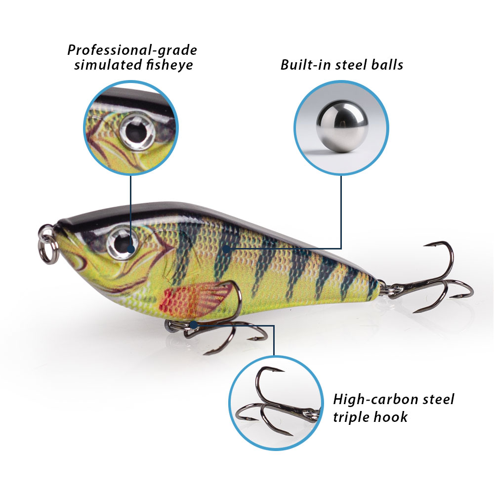 Umpan Pancing Jerkbait Muskies - Fishing Lure Jerkbait ulasan dan harga