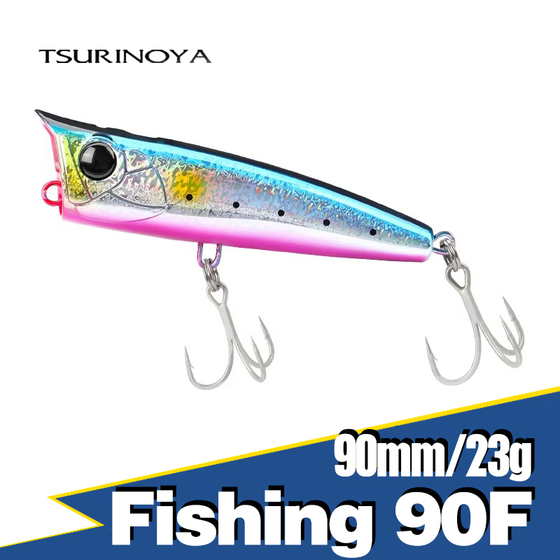 TSURINOYA 90Mm 23G Topwater Po - Fishing Lure Popper ulasan dan harga