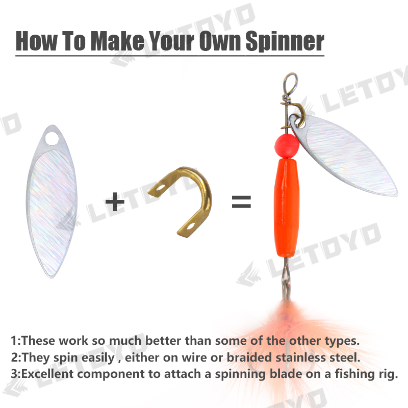 LETOYO 100 buah umpan pancing  - Fishing Lure Spoon ulasan dan harga