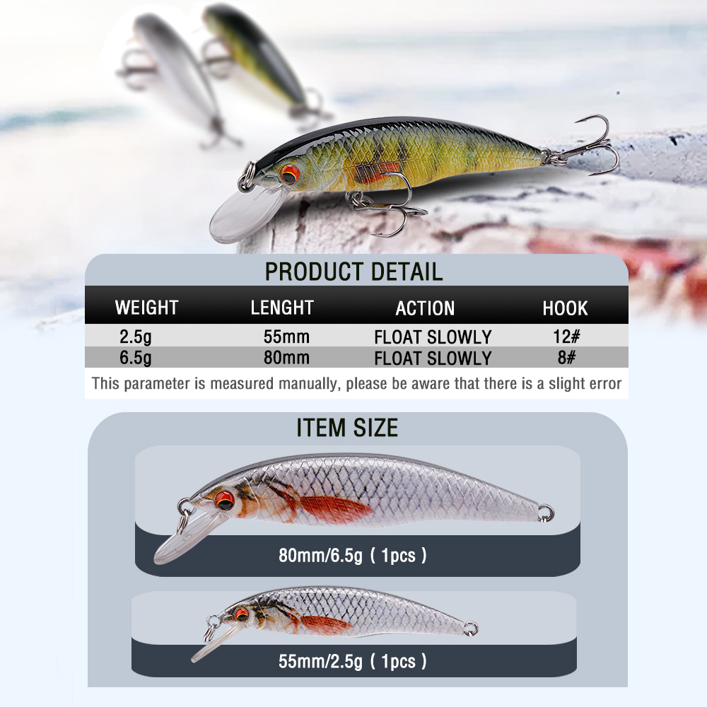 GOBASS Jerkbait Umpan Pancing  - Fishing Lure Jerkbait ulasan dan harga