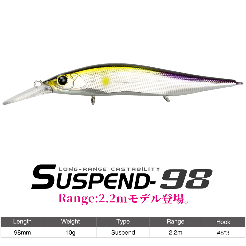 TSURINOYA Suspend Minnow AUROR - Fishing Lure Spinnerbait ulasan dan harga