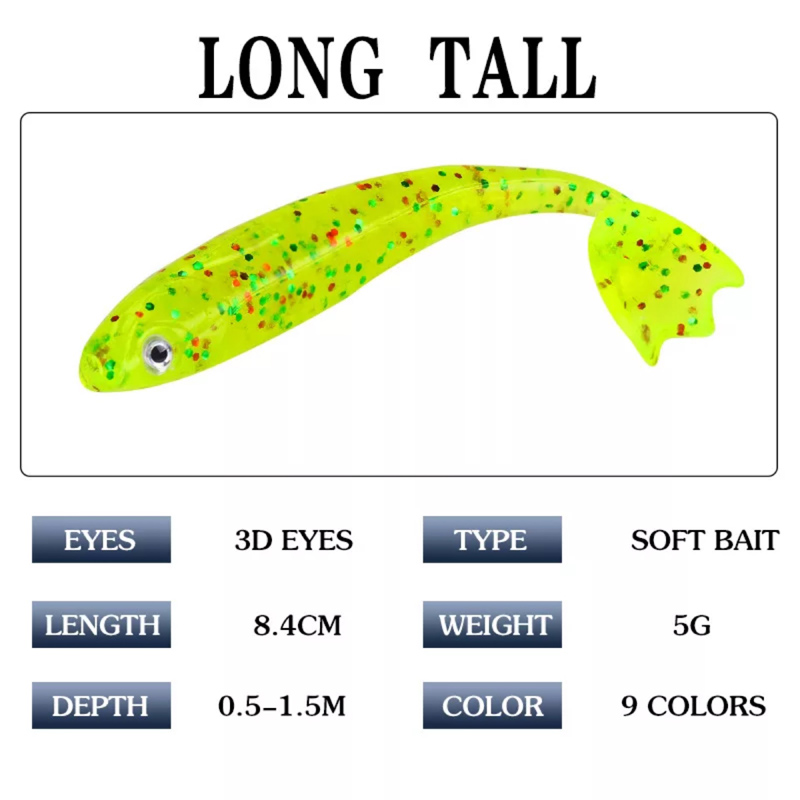 Memancing Umpan Umpan Lembut 3 - Fishing Lure Swimbait ulasan dan harga