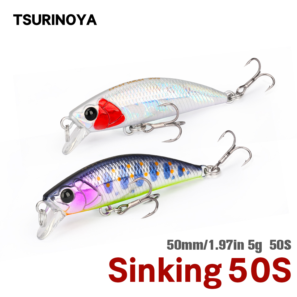 TSURINOYA 50S WARNA BARU 5cm 5 - Fishing Lure Jerkbait ulasan dan harga
