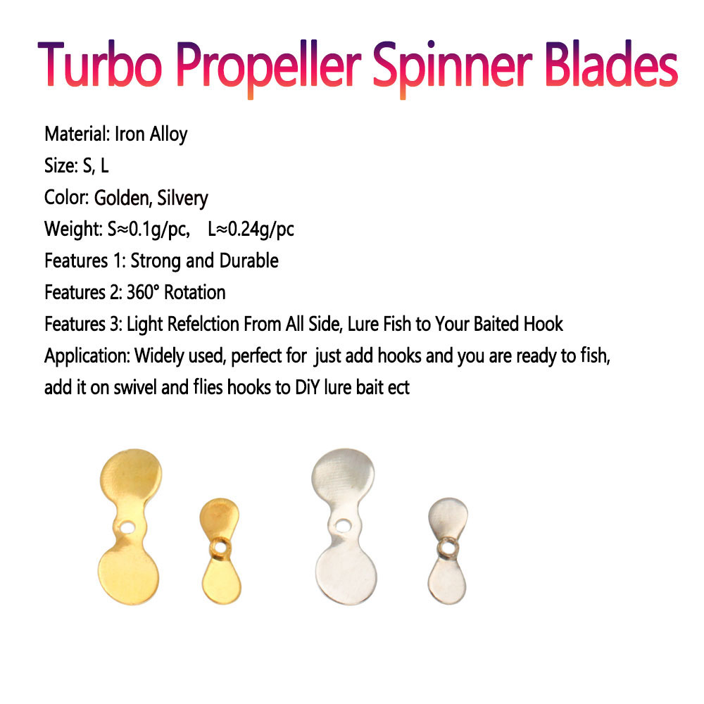 Bimoo 20 Buah S L Turbo Propel - Fishing Lure Blade Bait ulasan dan harga
