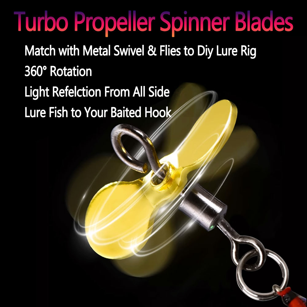 Bimoo 20 Buah S L Turbo Propel - Fishing Lure Blade Bait ulasan dan harga