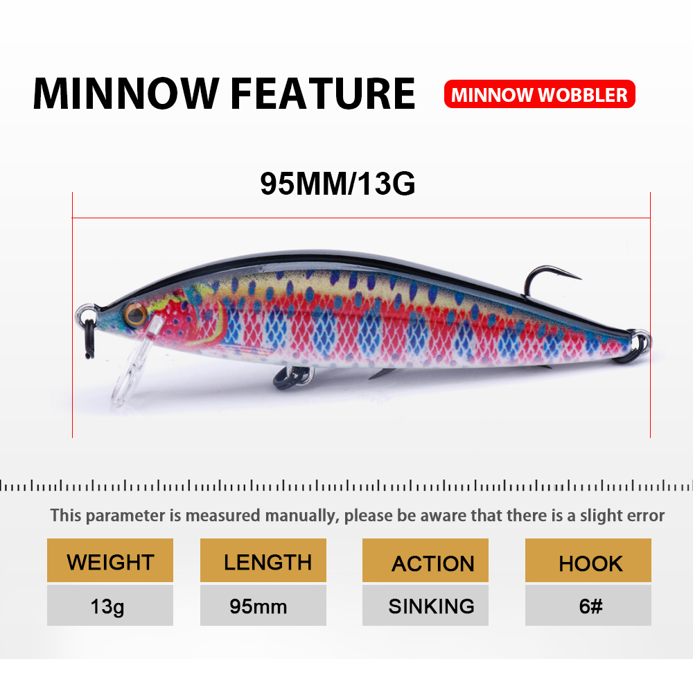 Agoie 3pcs 95mm 13g Umpan Panc - Fishing Lure Jerkbait ulasan dan harga
