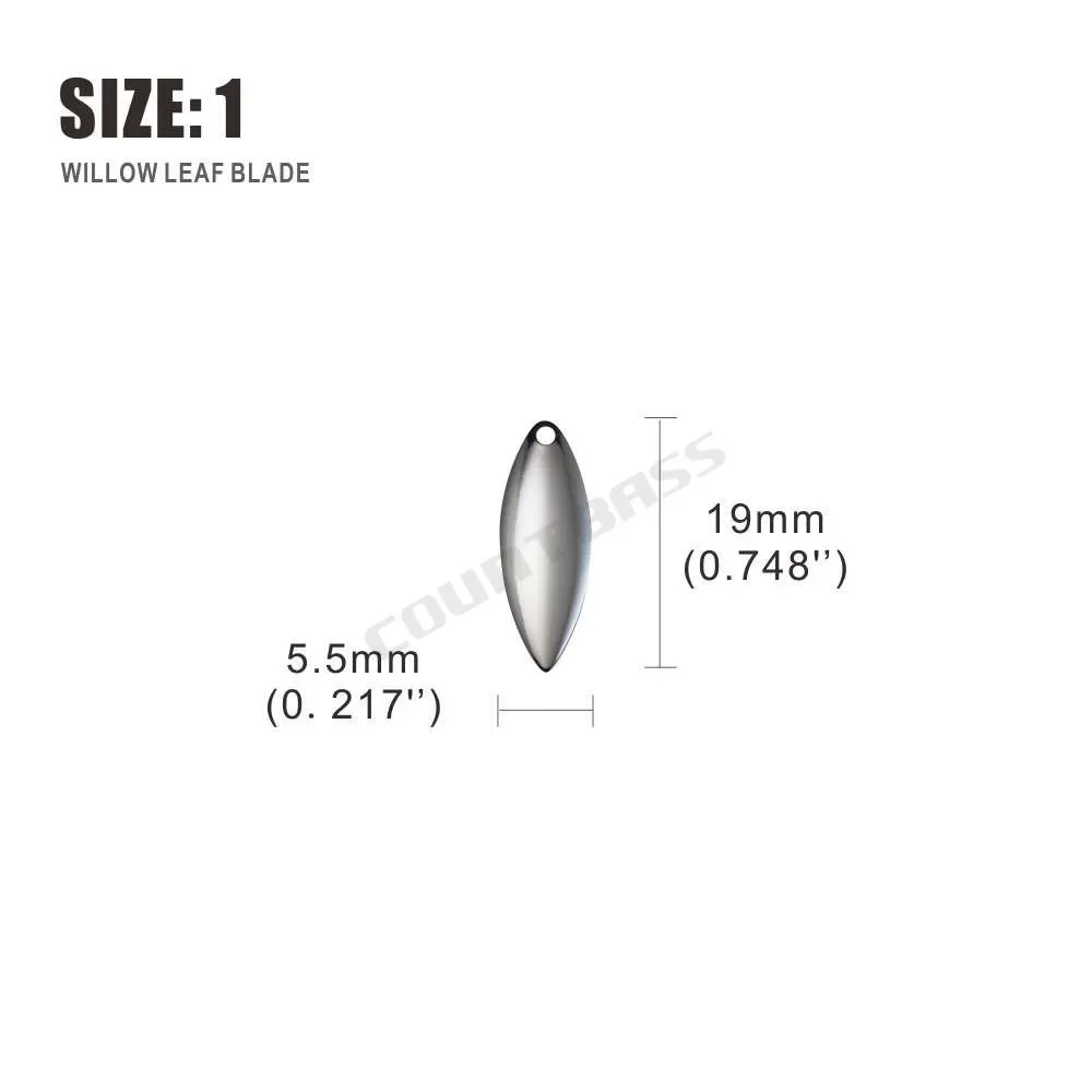 Countbass 50 buah ukuran 1-6 n - Fishing Lure Blade Bait ulasan dan harga