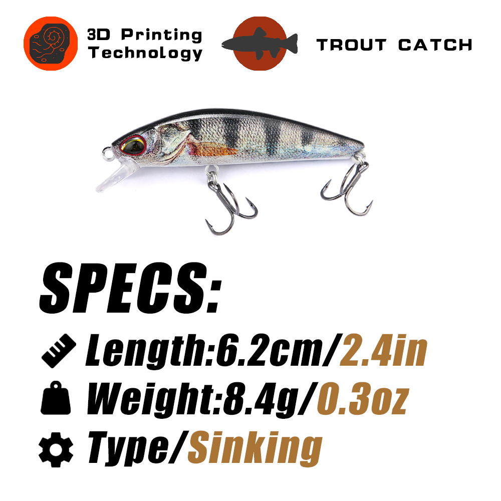 B&U 62Mm 8.4G Umpan Pancing Wo - Fishing Lure Jerkbait ulasan dan harga