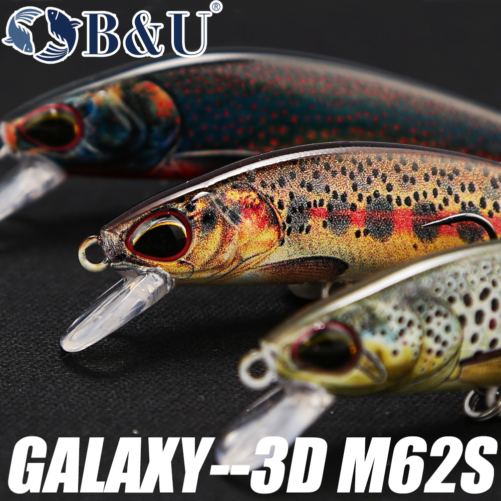 B&U 62Mm 8.4G Umpan Pancing Wo - Fishing Lure Jerkbait ulasan dan harga